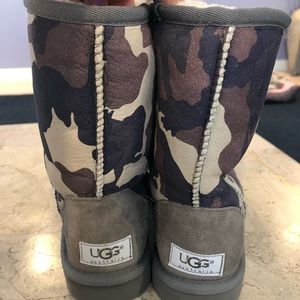 camo ugg style boots